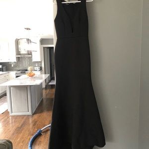 Black formal gown
